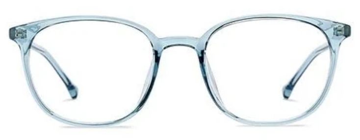 Transparent round frame for men & women