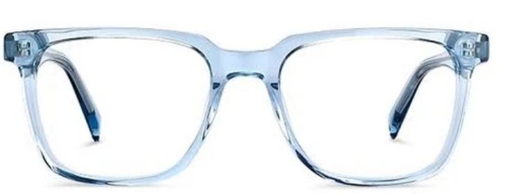 Transparent square frame for men & women 