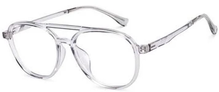 Transparent Aviator frame for men & women